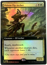 MTG Poison-Tip Archer EXTENDED ART FOIL Secret Lair Drop 0788 NM
