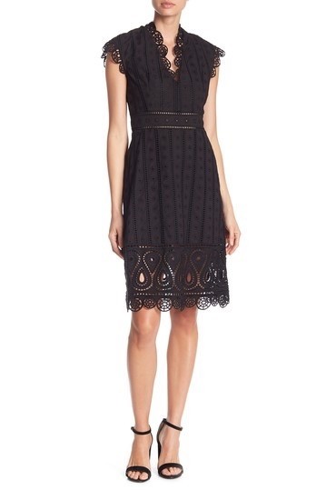 opening ceremony lace dress NWT Opening Ceremony Black Anglaise Lace Cutout Shift Dress $475