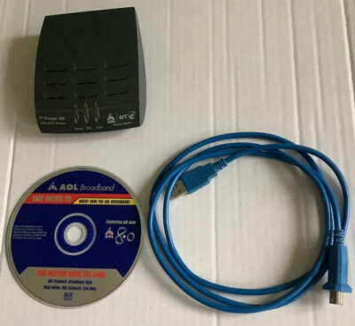 AOL Broadband BT Voyager 100 USB ADSL Modem - Vintage Internet Hardware