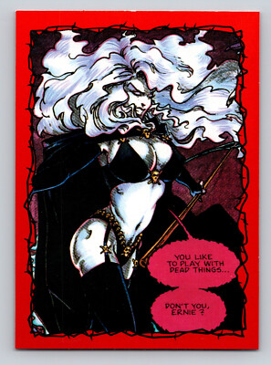 1993 Chaos Comics Evil Ernie #25 Vintage Trading Card Brian Pulido Steven Hughes
