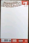 AMAZING SPIDER-MAN #1 2014 BLANK VARIANT SKETCH COVER MARVEL NOW