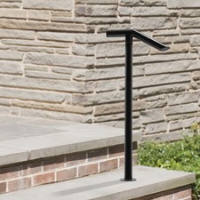 FOR 1-2 Steps 3Ft Stair Rail Railing Iron Han...