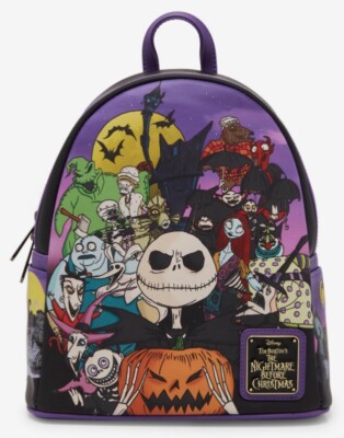 Loungefly Nightmare Before Christmas Characters Group  display picture 2