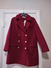 Justfab Jacket Women's M Burgundy New With Tags