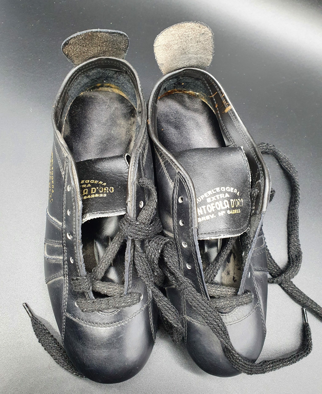 PANTOFOLA D’ORO SCARPE pantofola d'oro 39.5 CALCIO SCARPINI BOOTS SHOES VINTAGE FOOTBALL maglia