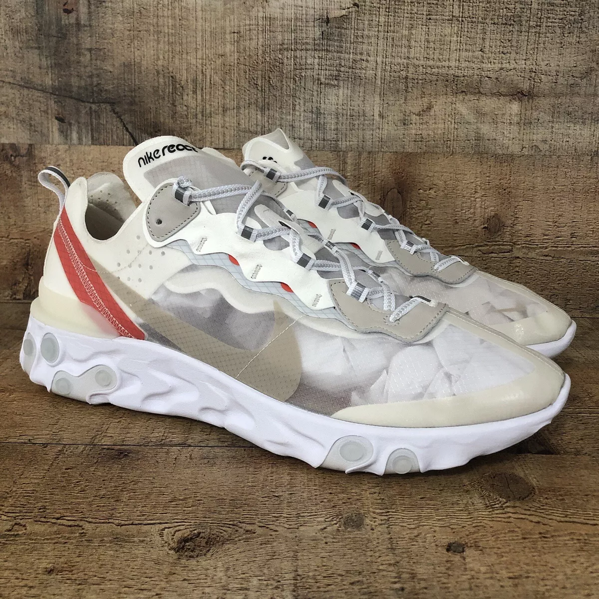 Nike React 87 AQ1090-100 US NEW DS Shoes Light Bone Mens Size 15 | eBay