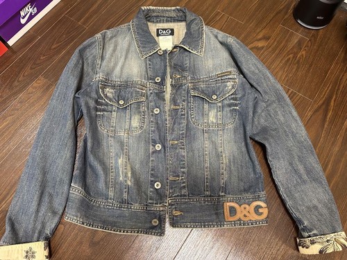 Dolce&Gabbana Men M Denim Jacket From 2004 To 2005 Rare Luxury Italian Fashion