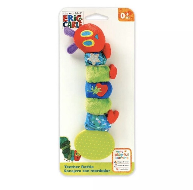 very hungry caterpillar teether rattle