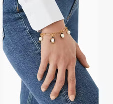 Brand new KATE SPAD PENGUIN PEARL bracelet and earring set