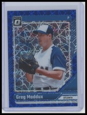 2024 Donruss Baseball #50 Greg Maddux Optic Blue Velocity