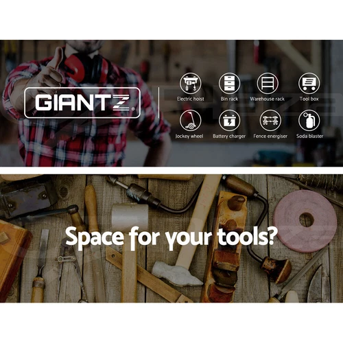 Giantz 1.8M Warehouse Rack Garage Shelving Pallet Racking Storage Shelves Steel - Picture 2 of 11