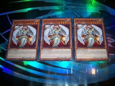 3x Celestia, Lightsworn Angel 1st Edition Common BLC1-EN059 Yu-Gi-Oh!