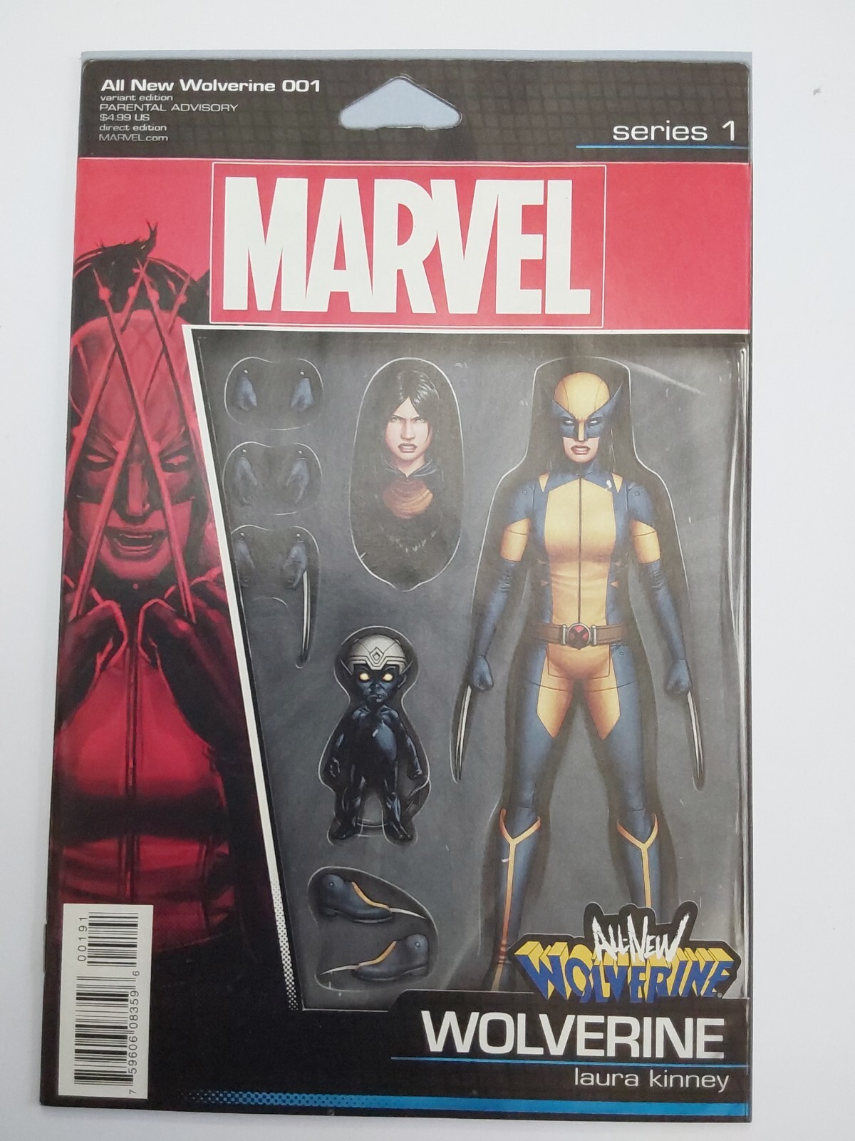 ALL-NEW WOLVERINE #1 X-23 Action Figure Variant Cover Laura Kinney
