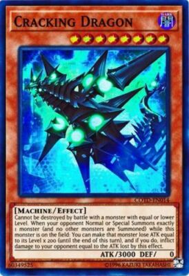 Cracking Dragon - COTD-EN014 - Super Rare - Unlimited Edition x3 - Near Mint