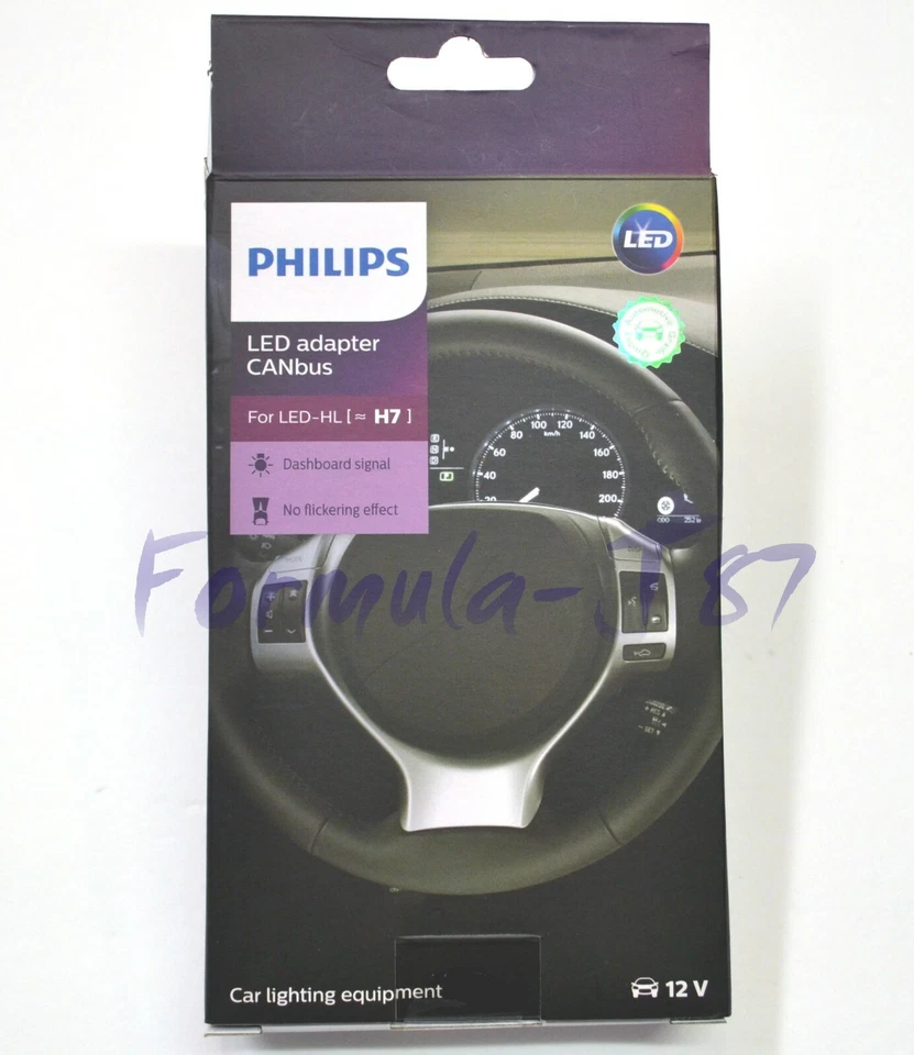 Philips LED Canbus Cancelador de Errores H7 Bombilla Giratoria Lámpara Esquina Detener Parpadeo Foto 2 de 4