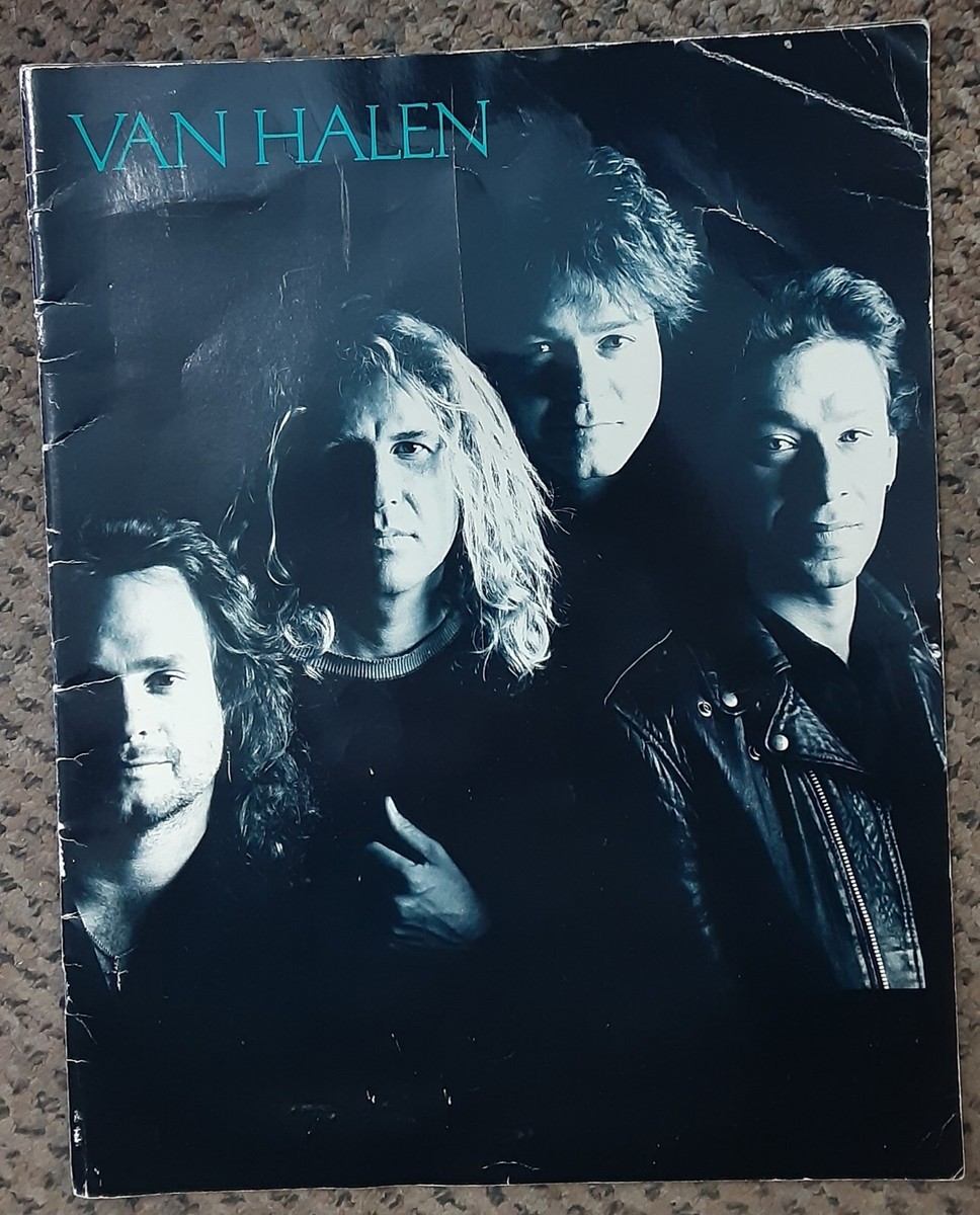 Preowned Van Halen OU812 Band Photo Book | Live | Eddie Preowned Van Halen OU812 Band Photo Book | Live | Eddie