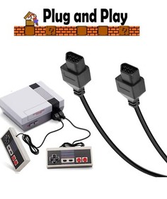 NES Controllers for 8-bit NES Entertainment System Console (2 Pack)
