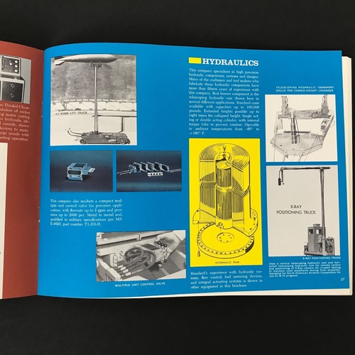 Vintage Standard Manufacturing Co Dallas TX Weapon Missile Brochure 1964 Photos - Picture 2 of 5