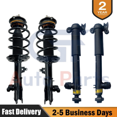 4xFront Rear Shock Struts Assys w/Electric For Cadillac XT5 GMC Acadia 2017-2020