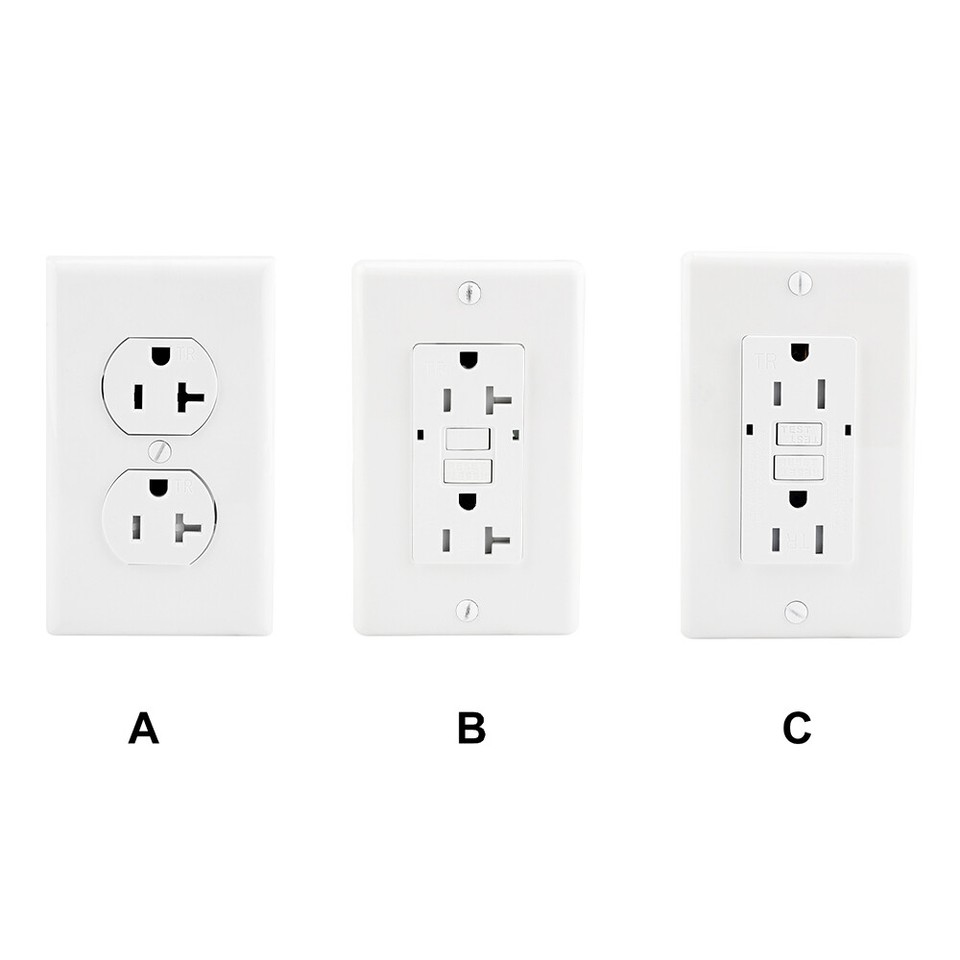 WiFi IP Wireless Wall AC Outlet Home Security Nanny Full HD 1080P