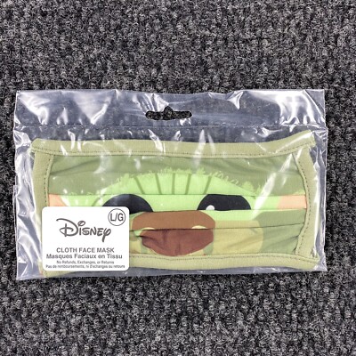 Disney Star Wars Mandalorian The Child Baby Yoda Face Mask Sealed Adult Large