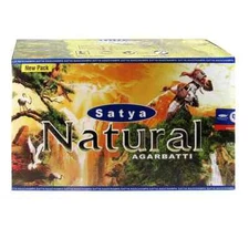 Satya Natural Incense Sticks Hand Rolled Fragrance Masala AGARBATTI 15x12 Pack