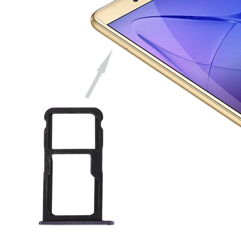 Tiroir Support Carte Double SIM + MicroSD Pour Huawei P8 Lite 2017 - Bleu - Neuf Avec Outil