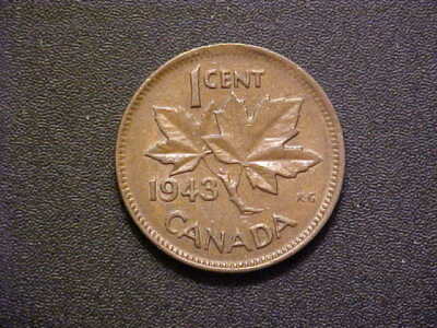 1943 Canada Small Cent -Very Nice High Grade Collector Coin!-d5789xcc