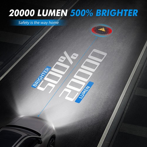 2x 9005 HB3 LED Headlight Globes Conversion Kit 20000LM Super Bright White Bulbs - Picture 3 of 10