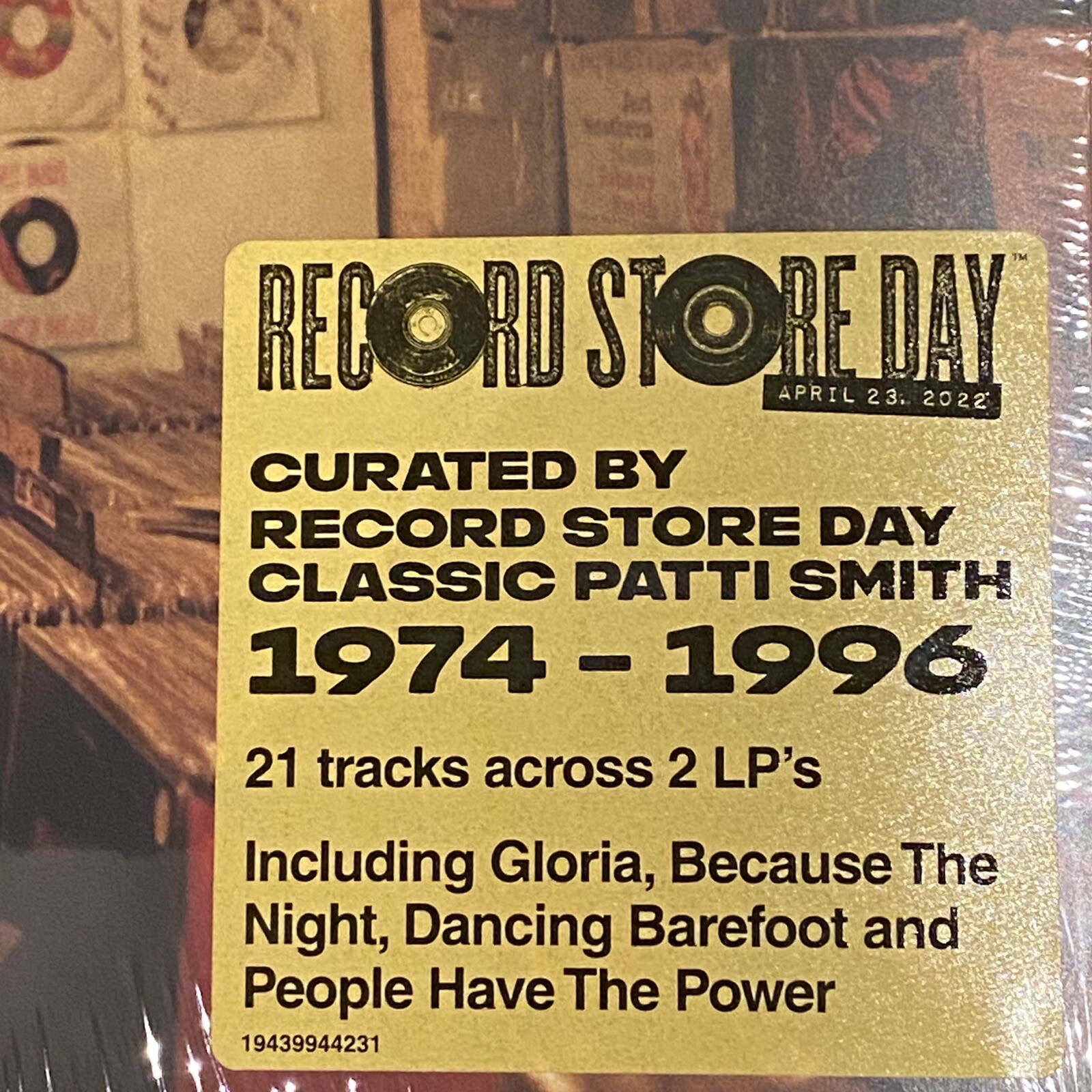 Patti Smith Curated by Record Store Day 2LP Vinyl RSD 2022 194399442319