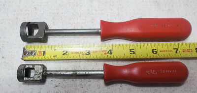 NICE MAC TOOLS S14 & S14A HARD RED HANDLED BRAKE RETAINER SPRING TOOLS