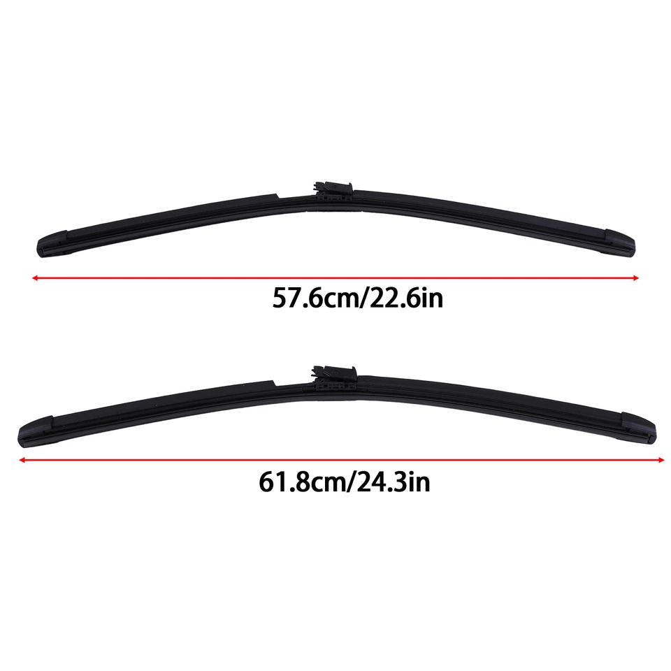 For 2015-2020 Mercedes S450 S550 S550e S560 Windshield Wiper Blade Set w/Heated - Image 3 of 4