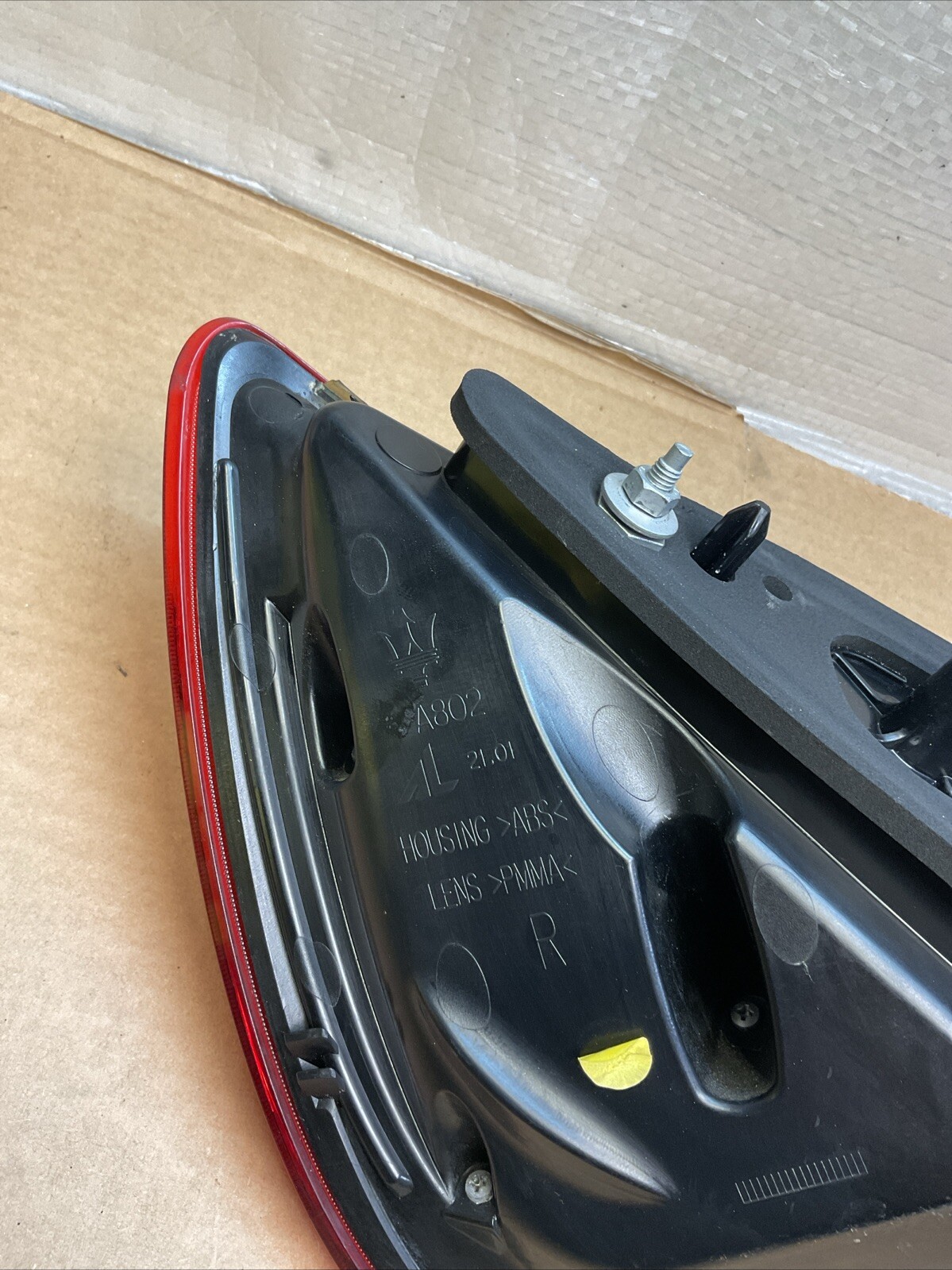 MASERATI QUATTROPORTE REAR RIGHT SIDE OUTER TAILLIGHT LIGHT LAMP OEM 2014-2020