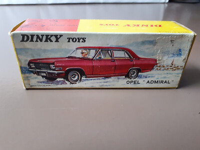 DINKY TOYS OPEL Admiral Boite Box Origine Proches Du Neuf Avec Bagages