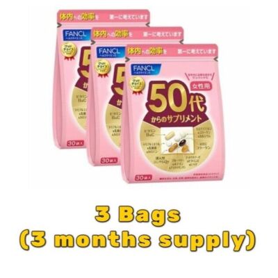 3 x FANCL Good Choice 50's Women Health Supplement 30 packets*3 =3 Month Supply