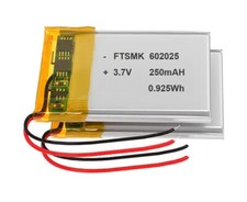 Bateria wymienna do baterii SIKU 6702 Bateria Lipo 250mAh 0.925 Wh 602025