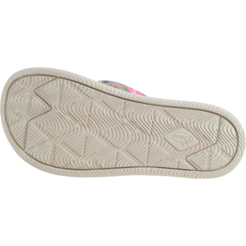 Chaco Wmn Chillos Flip Flop Thong Slide Sandal, Lght Tie Dye/Beige, JCH108786, 9 - Picture 8 of 9