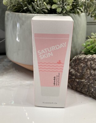 NIB Saturday Skin Rub-A-Dub Refining Peel Gel 75ml/ 2.53oz