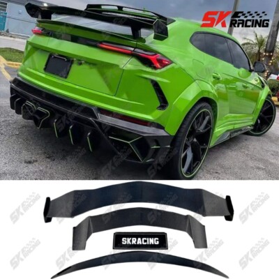 For Lamborghini URUS 2018-2022 Foged Carbon/Carbon Fiber Rear Roof Spoiler Wing
