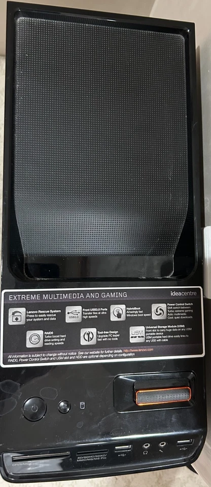 Sistema operacional Lenovo IdeaCentre K430 Desktop PC i5-3350P 12G RAM 1000G HDD Win8 - Imagem 2 de 4