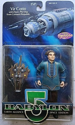 NIB Babylon 5 Action Figure Vir Cotto 1997 Heavy Warship WB STORE EXCLUSIVE MOC