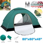 1-2 Person Automatic Pop up Tent for Family Camping Hiking Waterproof Green NEW
