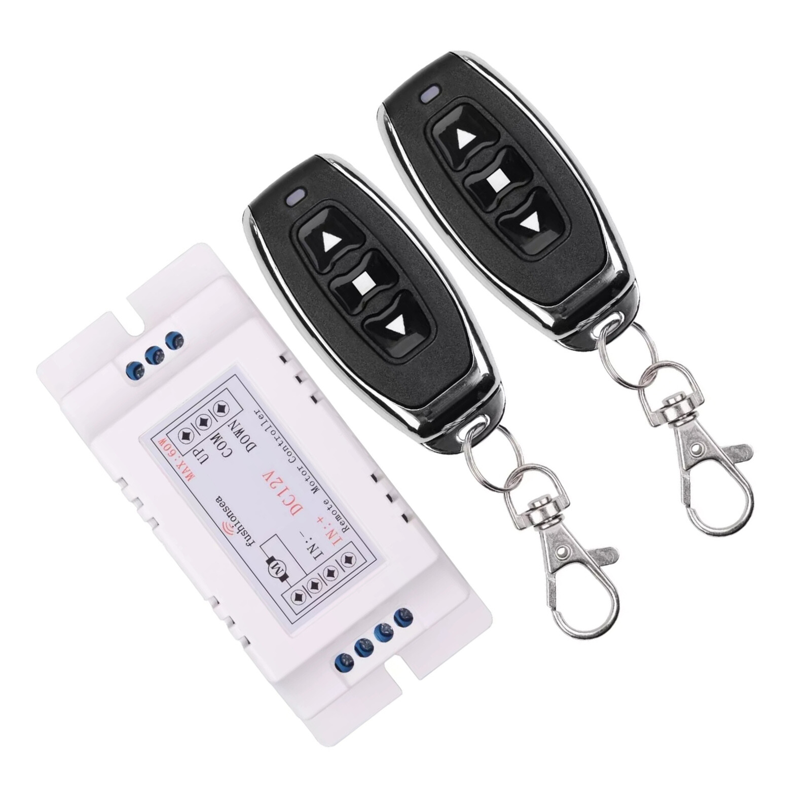 Motor Wireless Remote Switch 12V Universal Remote Control 2 Channel RF433MHz