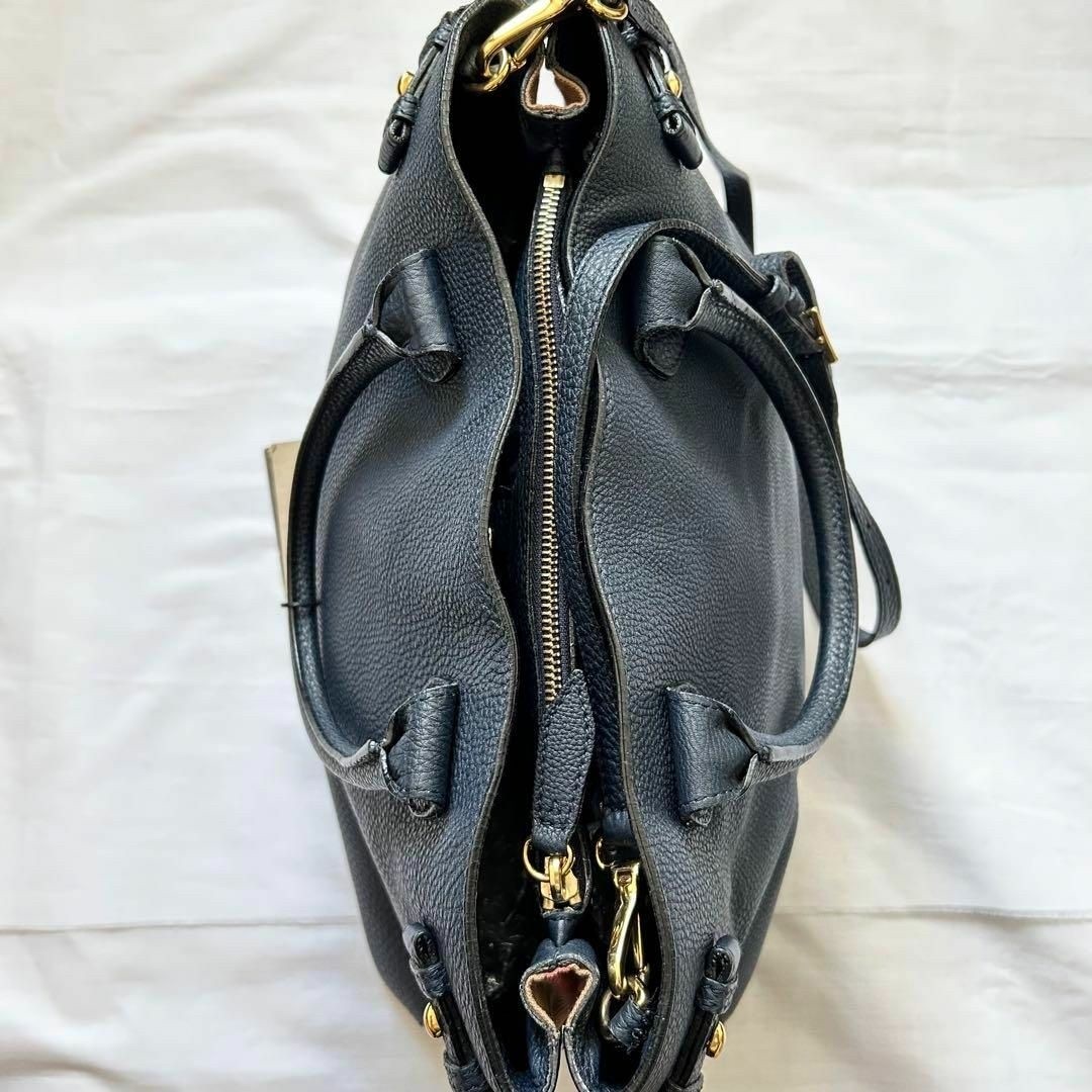 Burberry 2-Way Medium Navy Leather Shoulder Bag Handbag | eBay