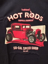 SO-CAL SPEED SHOP TRADITIONAL 5 WINDOW FORD COUPE SHORT SLEEVE T SHIRTS HOT RODS