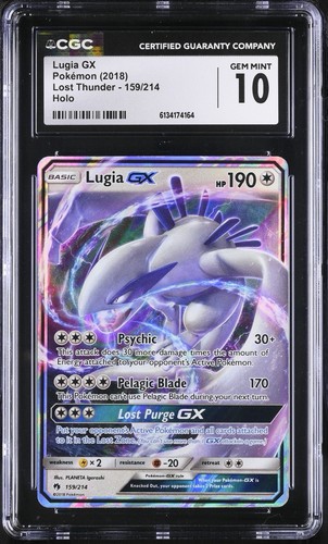 Lugia-GX graded CGC 10 for sale on eBay