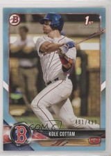 2018 Bowman Draft Sky Blue 401/499 Kole Cottam #BD-69 0c6