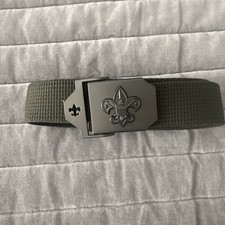 Official BSA Boy Scouts America Web Belt Buckle Green - Size M/L 42