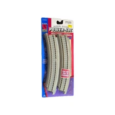 21333 Life Like HO Power-Loc 18" Radius Curved Track - Nickle Silver Rail - NEW