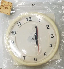 1 Crafters Pride Cross Stitch CLOCK Kit 10" Round NIP
